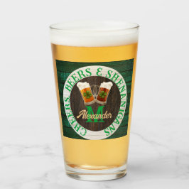 ブラウン素朴ウッド応援ビーズシェナニガンボトル タンブラーグラス