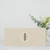 ブラウン素朴クラフト紙商品券 (スタンド正面)