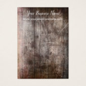 ブラウン素朴ネックレスグランジホルダー表示カード (正面)