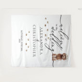 ブラウン結婚・カバポ犬へようこそ タペストリー (正面(横))