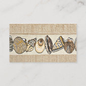 ブラウン縁どウィーブの座席表にシ結婚アセル プレイスカード (裏面)