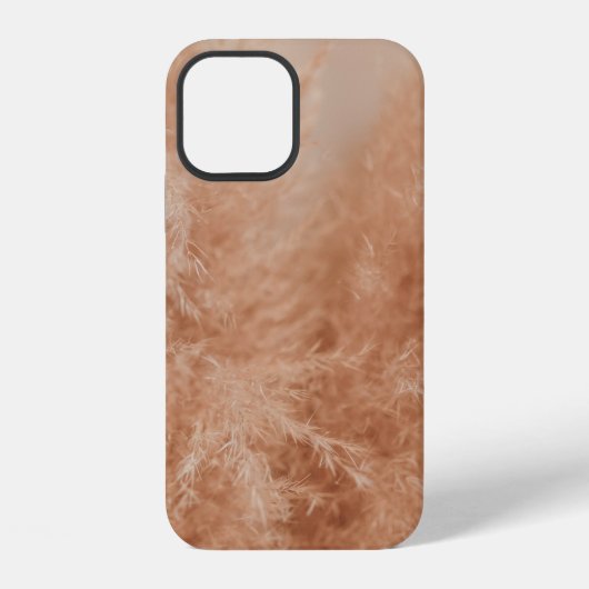 ブラウン背景 iPhoneケース (裏面)