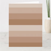 ブラウン色ストライプ色 カード (正面)