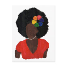 ブラウン誇りを持ったレディ