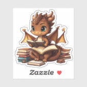 ブラウン読ドラゴン シール (シート)