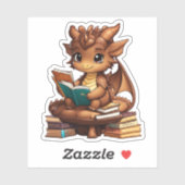 ブラウン読ドラゴン シール (シート)