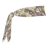 ブラウン迷彩柄ヘッドラップ タイヘッドバンド (回転270)