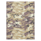 ブラウン迷彩柄 テーブルクロス (正面)