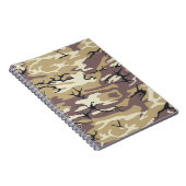 ブラウン迷彩柄 ノートブック (右側)