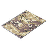 ブラウン迷彩柄 ノートブック (左側)