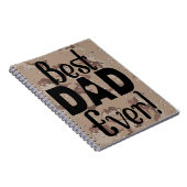 ブラウン迷彩柄 |最高のパパの贈り物 ノートブック (右側)