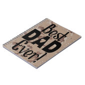 ブラウン迷彩柄 |最高のパパの贈り物 ノートブック (左側)