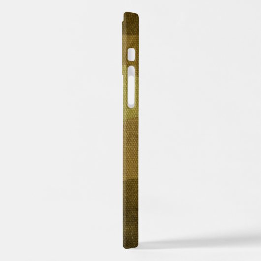 ブラウン迷彩柄 iPhoneケース (左側面)