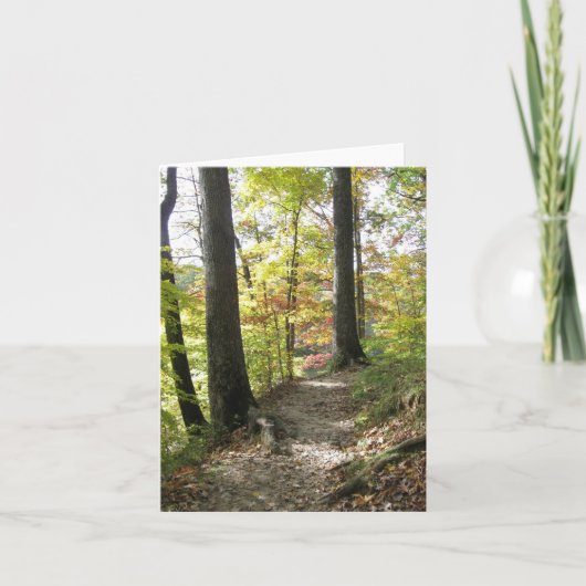 ブラウン郡のメッセージカード カード (正面)