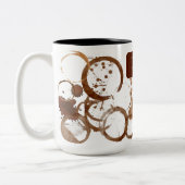 ブラウン金ゴールドアート ツートーンマグカップ (左)