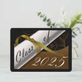 ブラウン金ゴールド卒業党 招待状 (スタンド正面)