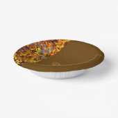 ブラウン離れサンクスギビング与え感謝していHAPPY ペーパーボウル (傾斜あり)