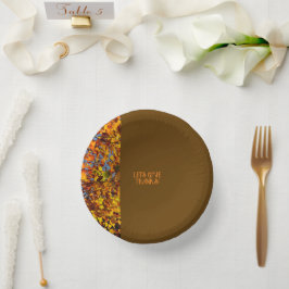 ブラウン離れサンクスギビング与え感謝していHAPPY ペーパーボウル