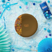 ブラウン離れサンクスギビング与え感謝していHAPPY ペーパーボウル (パーティー)