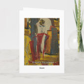 ブラウン雪だるま シーズンカード (裏面)