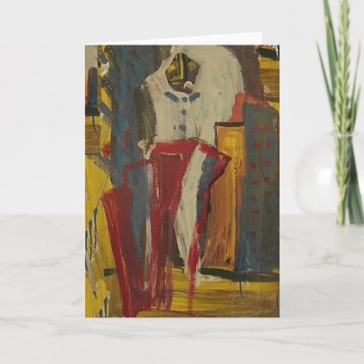 ブラウン雪だるま シーズンカード (正面)