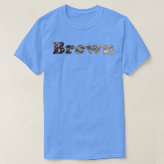 ブラウン1 Tシャツ (デザイン正面)