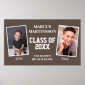 ブラウン2写真その後、卒業クラス20xx ポスター (正面)