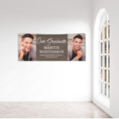 ブラウン2写真モダン卒業生 横断幕