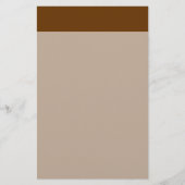 ブラウン663300 便箋 (正面)