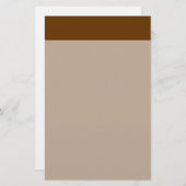 ブラウン663300 便箋 (正面/裏面)