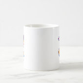 ブラウン かわいい 柴犬 オーダーメイド コーヒーマグカップ (中央)