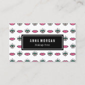 ブラウン・アイズ&ピンク・リップス・キッチー・メイク・アーティスト 名刺 (正面)