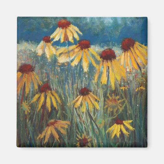 ブラウン・アイド・スーザン磁石 マグネット (正面)