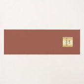 ブラウン・アース・カンパニーのロゴ・ビジネス・スタジオ ヨガマット (正面(横))