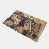 ブラウン·ウーズ ドアマット (アングル)