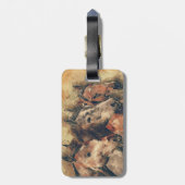 ブラウン・ウーズ ラゲッジタグ (裏面縦)