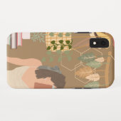 ブラウン・エステティック・ウーマン読書本 Case-Mate iPhoneケース (裏面(横))