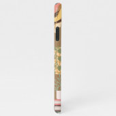 ブラウン・エステティック・ウーマン読書本 iPhoneケース (右側)