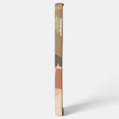 ブラウン・エステティック・ウーマン読書本 SAMSUNG GALAXYケース (左側面)