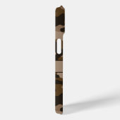 ブラウン カモフラージュ オリジナル Case-Mate iPhoneケース (裏面 / 右)