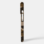 ブラウン カモフラージュ パーソナライズ Case-Mate iPhoneケース (裏面 / 左)