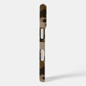 ブラウン カモフラージュ パーソナライズ Case-Mate iPhoneケース (裏面 / 右)
