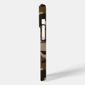 ブラウン カモフラージュ パーソナライズ Case-Mate iPhoneケース (裏面 / 左)