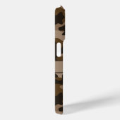 ブラウン カモフラージュ パーソナライズ Case-Mate iPhoneケース (裏面 / 右)
