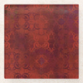 ブラウン ガラスコースター (正面)