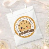 ブラウン クッキー & スイート ビジネス フェイバーバッグ (クリップ留めされた状態)