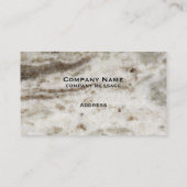 ブラウン グラニット ビジネス カード (裏面)