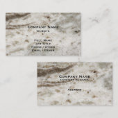 ブラウン グラニット ビジネス カード (正面/裏面)