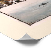 ブラウン&グレー虎猫子猫 ポスター (角)