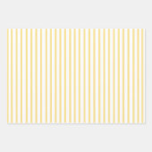 ブラウン、グレー、金ゴールドストライプセットの3ラッピング ラッピングペーパーシート (正面3)